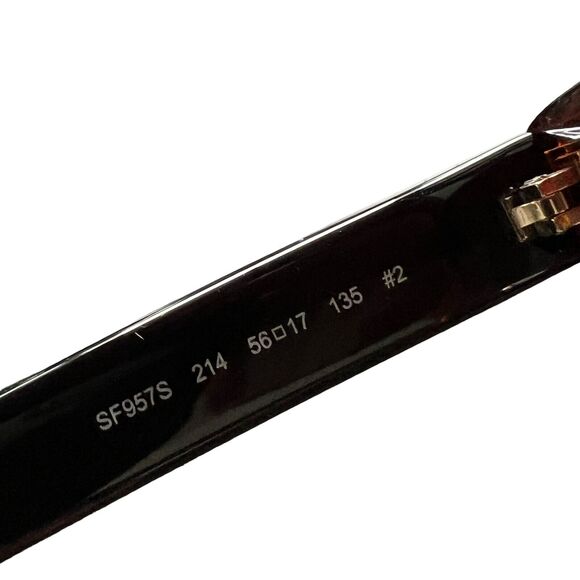 Salvatore Ferragamo Women's Cat Eye Sunglasses SF957S in Tortoise / Brown - Picture 8 of 11